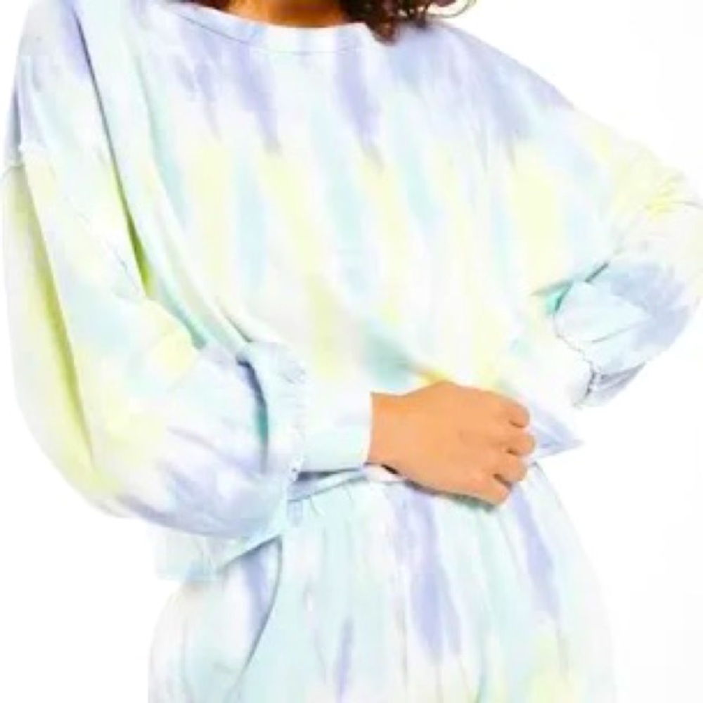 Z Supply tie dye lounge wear crop